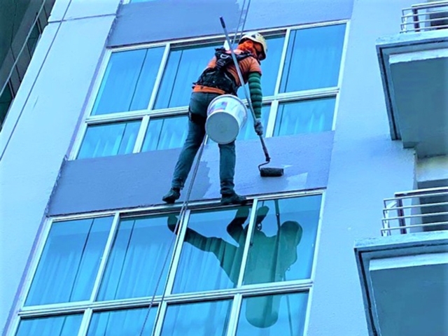 Industrial Rope Access, Abseiling Works, Rope Access Malaysia