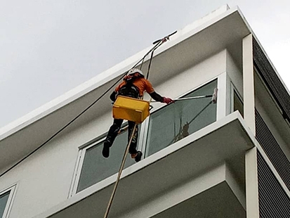 External Glass Cleaning Services, Dome Cleaning Services, External Building Cleaning Company, Best External Cleaning Company Malaysia