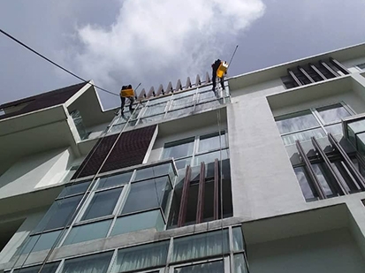 External Glass Cleaning Services, Dome Cleaning Services, External Building Cleaning Company, Best External Cleaning Company Malaysia